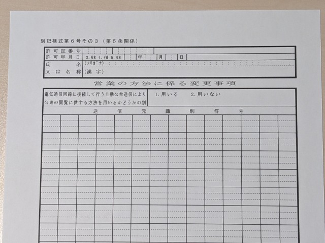 URLの使用権限があることを疎明する資料